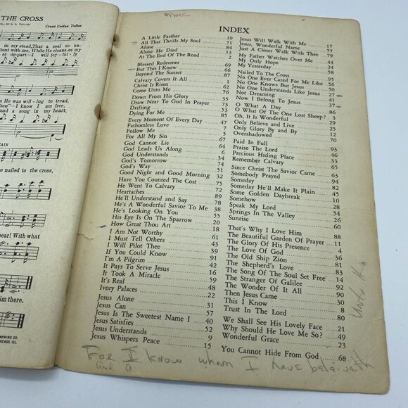 Norman Claytons Favorite Gospel Songs No. 1957 Christian Music Hymn Book Vintage - Picture 16 of 16